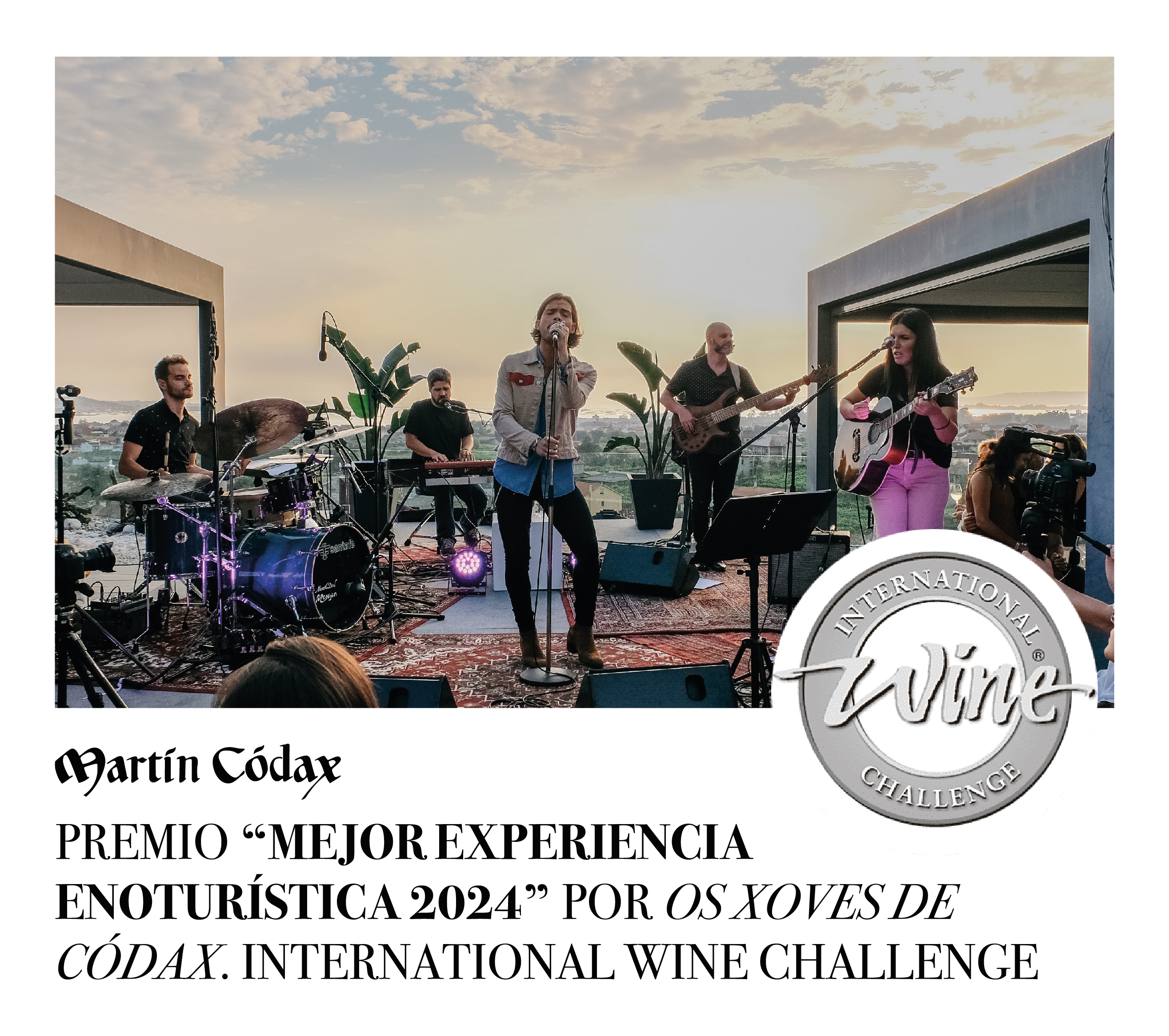 Os Xoves de Códax galardonada como mejor experiencia enoturística en los International Wine Challenge 2024